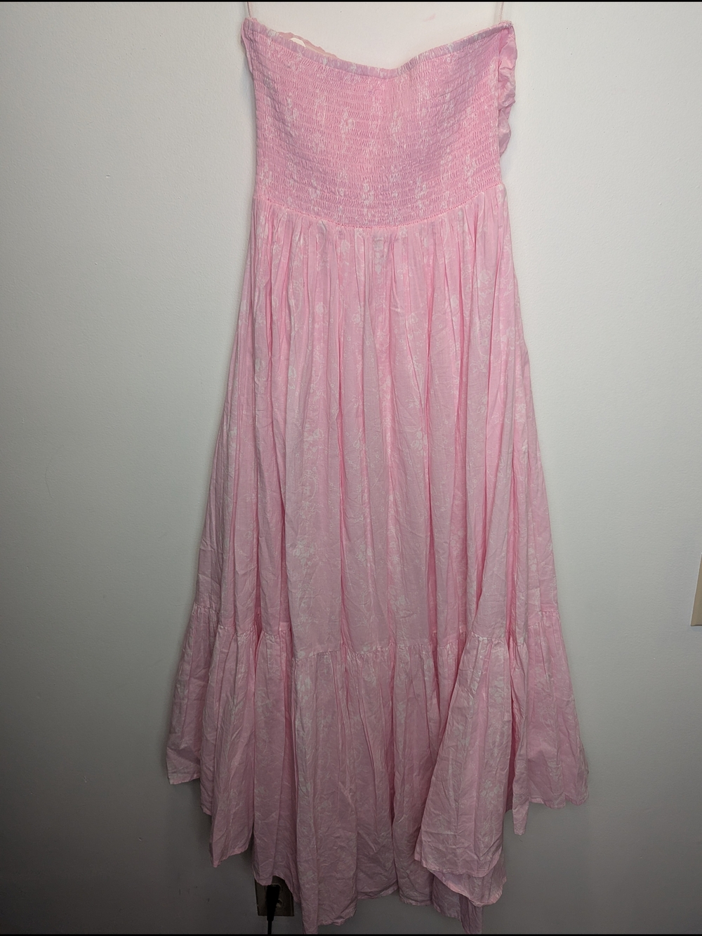 Altar'd State Strapless Pink Maxi Dress - Picture 9 of 10